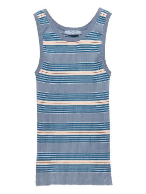 striped tank top by PRADA