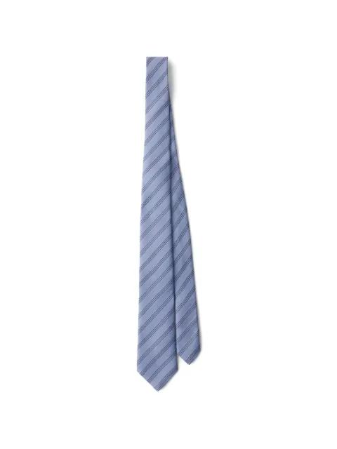 striped tie by PRADA