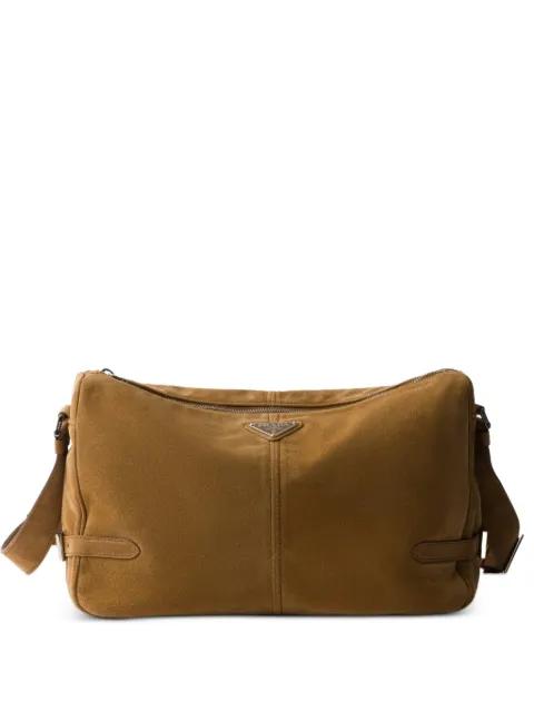 suede shoulder bag by PRADA