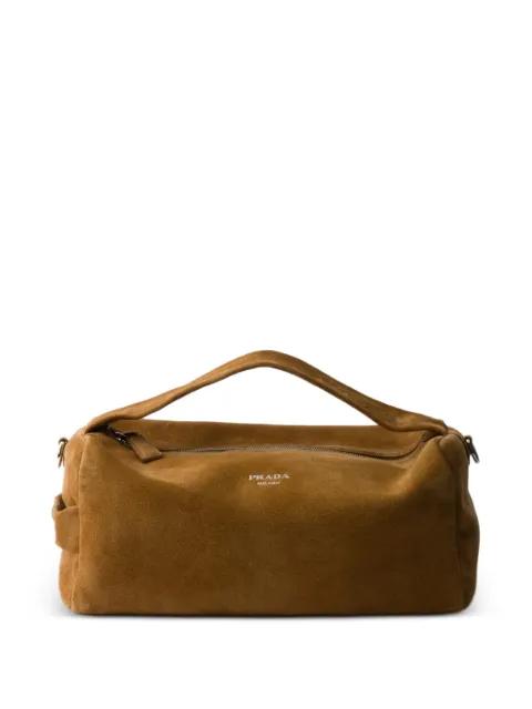 suede shoulder bag by PRADA