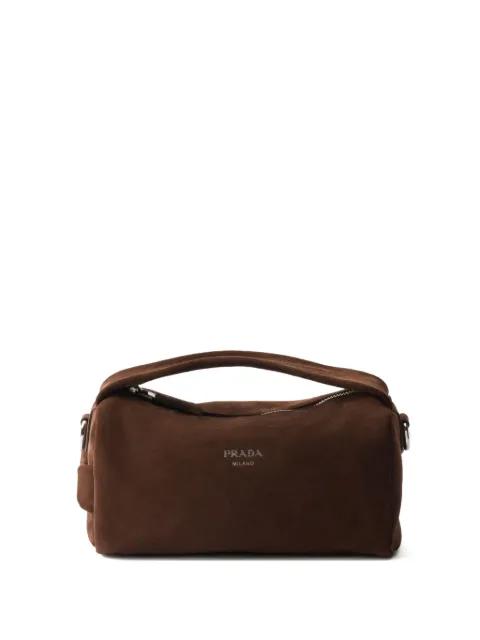 suede shoulder bag by PRADA