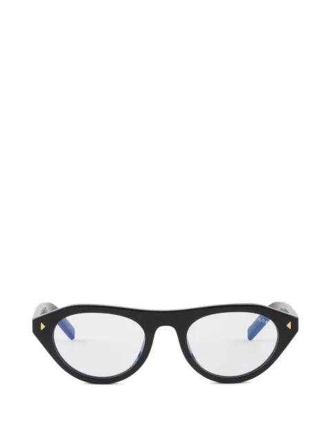 sunglasses with the iconic metal plaque by PRADA