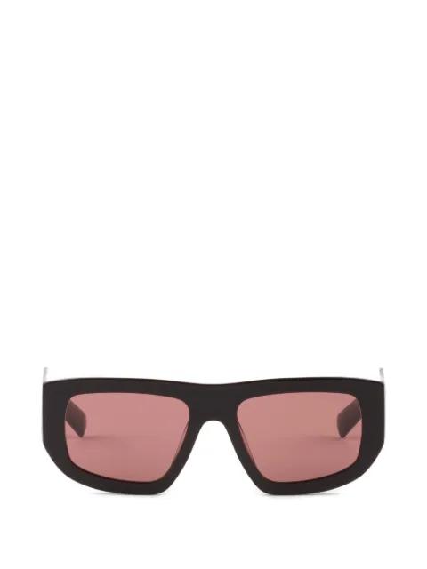 sunglasses with triangle logo by PRADA