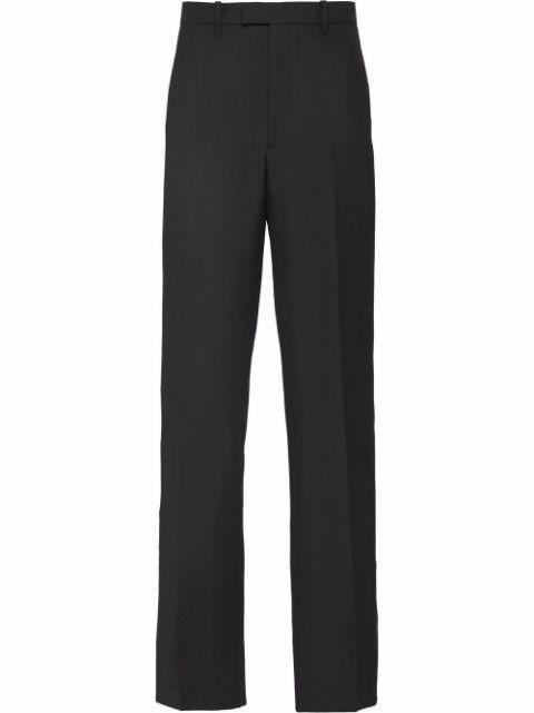tailored straight-leg trousers by PRADA
