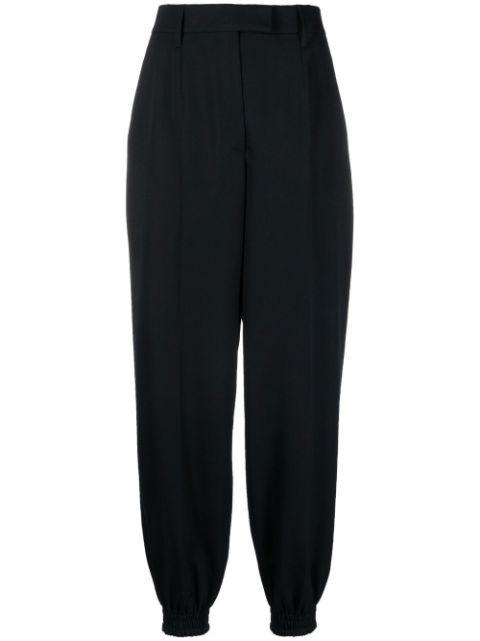 tapered tailored trousers by PRADA