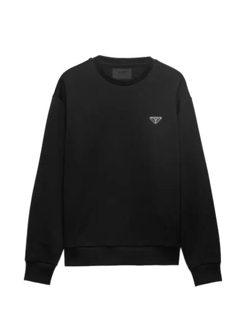 technical cotton sweatshirt by PRADA
