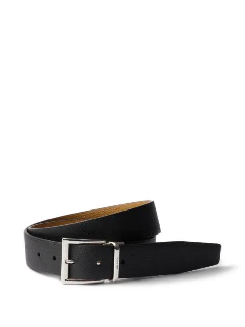 textured belt by PRADA