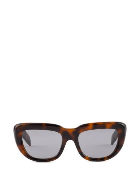 tortoise-shell rectangle-frame sunglasses by PRADA