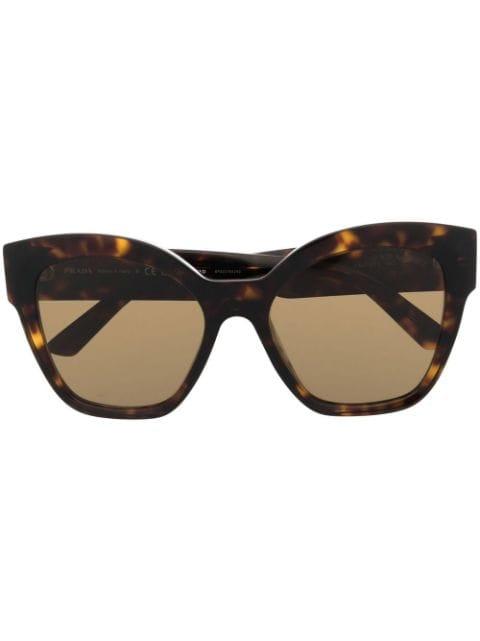 tortoiseshell-effect butterfly-frame sunglasses by PRADA