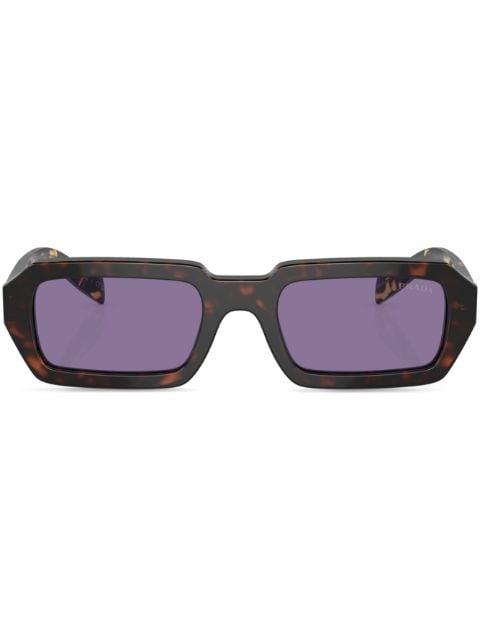tortoiseshell-effect rectangular sunglasses by PRADA