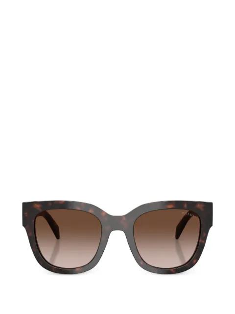 tortoiseshell-effect square-frame sunglasses by PRADA