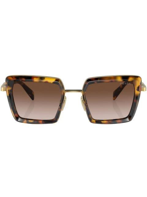 tortoiseshell-effect sunglasses by PRADA