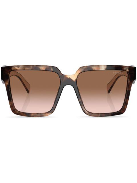 tortoiseshell-frame gradient sunglasses by PRADA