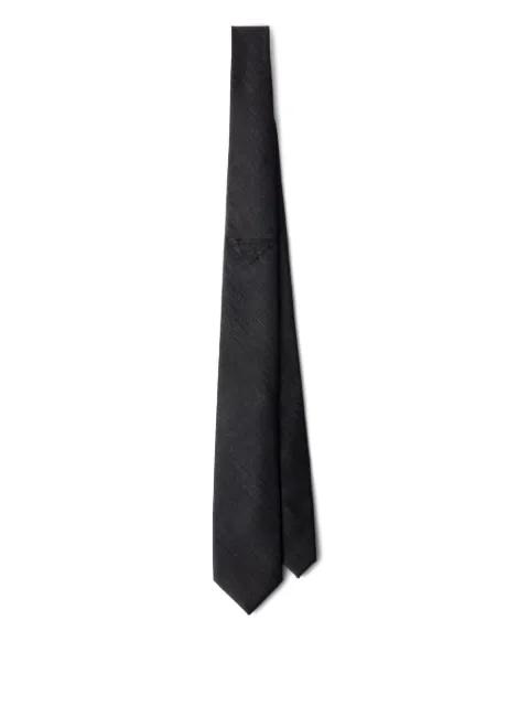 triangle-detail tie by PRADA