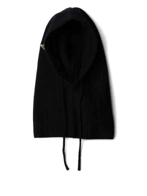 triangle-logo balaclava by PRADA