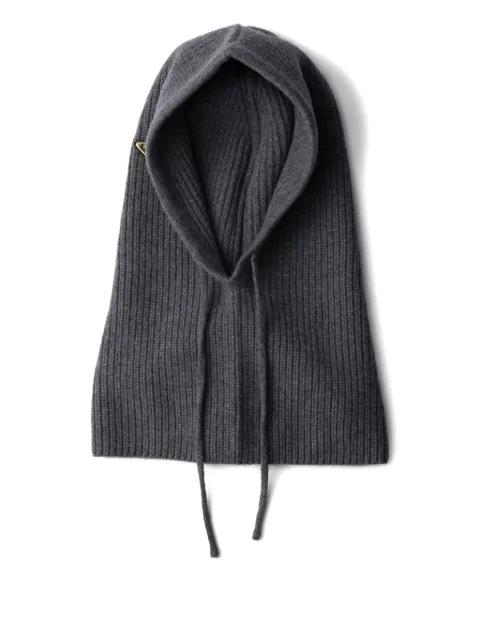 triangle-logo balaclava by PRADA