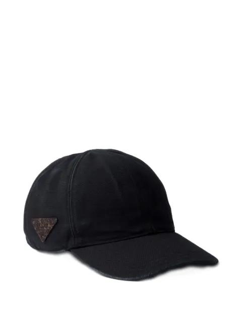 triangle-logo baseball cap by PRADA