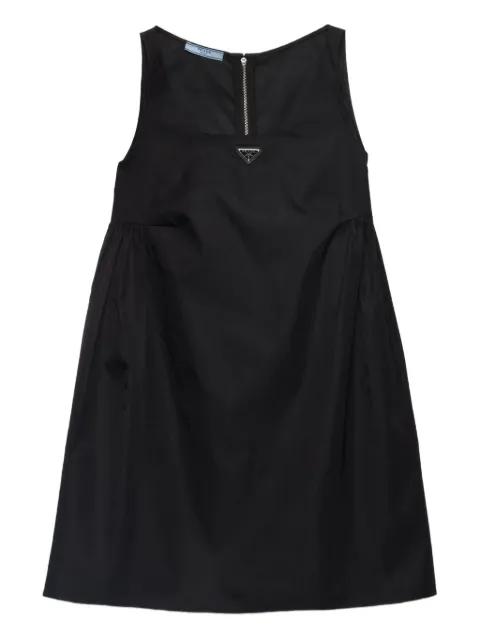 triangle-logo mini dress by PRADA