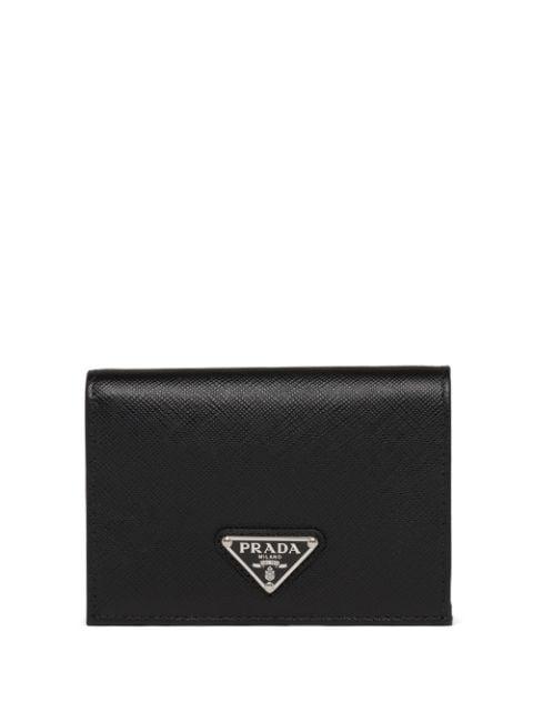 triangle logo rectangle wallet by PRADA
