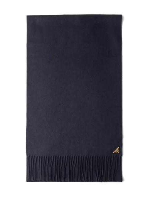 triangle-logo scarf by PRADA