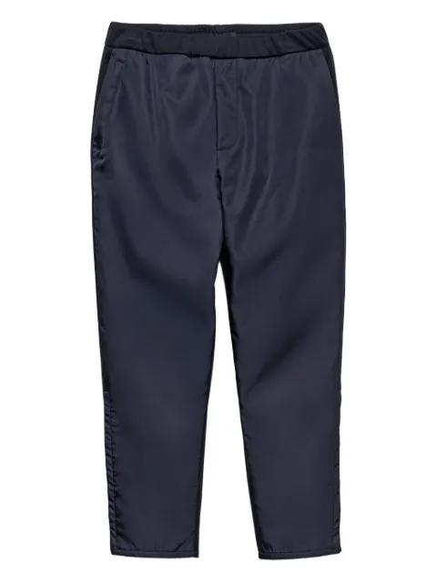 triangle-logo trousers by PRADA