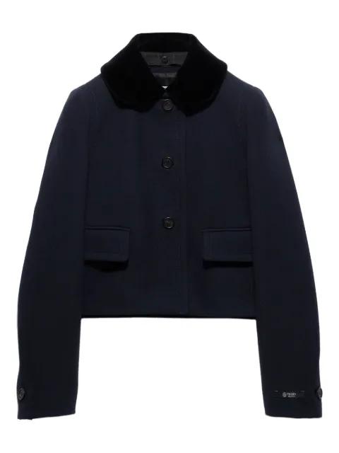 velvet-collar jacket by PRADA