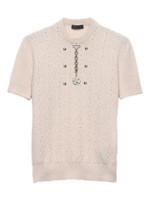 wool crew-neck sweater by PRADA