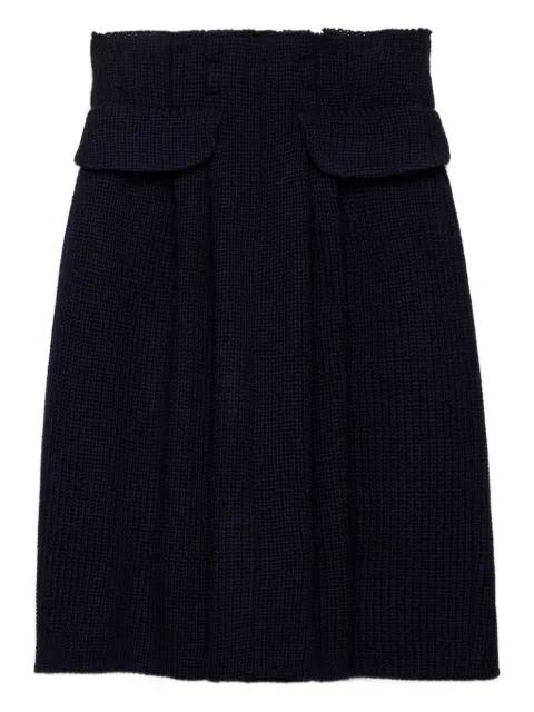 wool midi skirt by PRADA