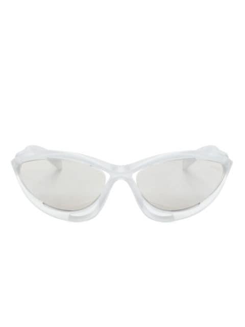 wraparound-frame sunglasses by PRADA