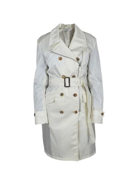 zip belted coat by PRADA