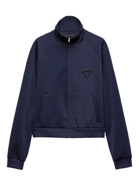 zip-up technical jacket by PRADA