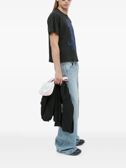 Victim graphic-print shoulder bag by PRAYING
