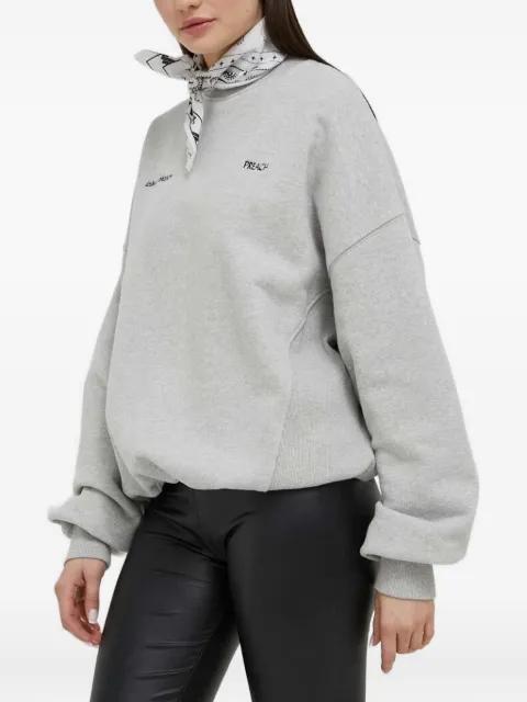 embroidered crew-neck sweatshirt by PREACH