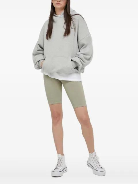 embroidered-logo cotton hoodie by PREACH