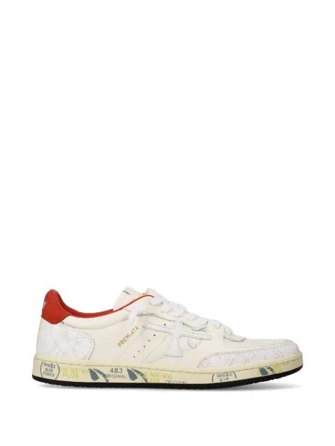 Clay crackled-effect sneakers by PREMIATA