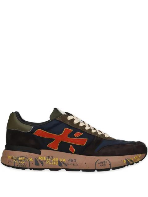 Mick suede-panelled logo sneakers by PREMIATA