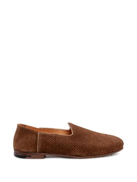 interwoven suede loafers by PREMIATA
