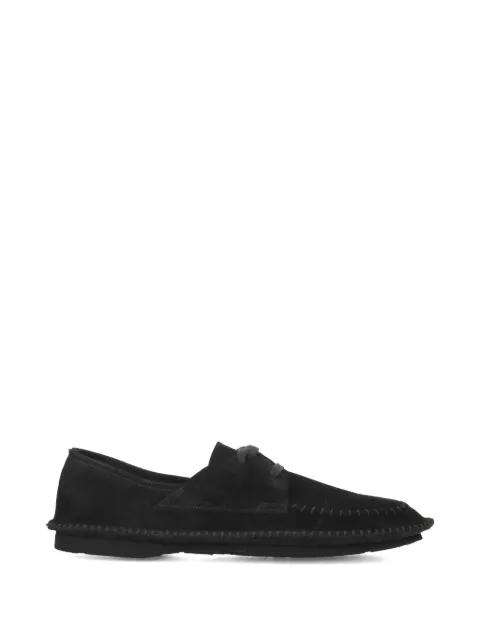 lace-up topstitch loafers by PREMIATA
