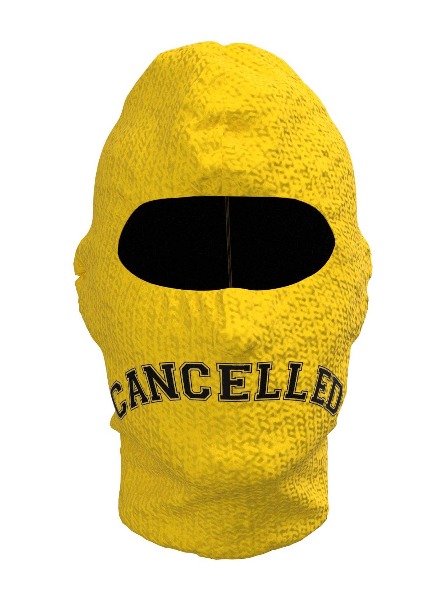 Cancelled' full head mask by PREP CORP. Cancelled' full head mask by PREP CORP.