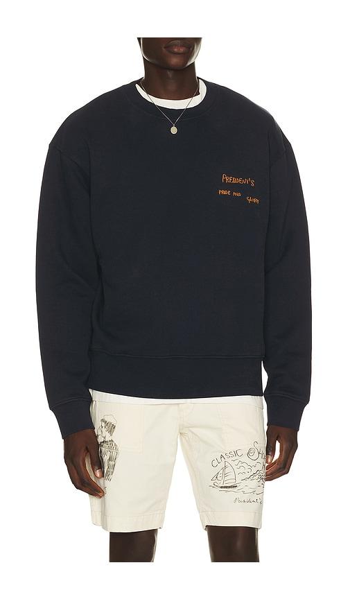 President's Champion Canoe Crew Sweatshirt in Navy by PRESIDENTS