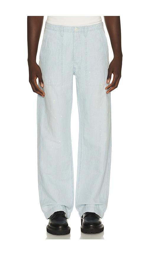 President's Fatigue Original Chambray Pants in Blue by PRESIDENTS
