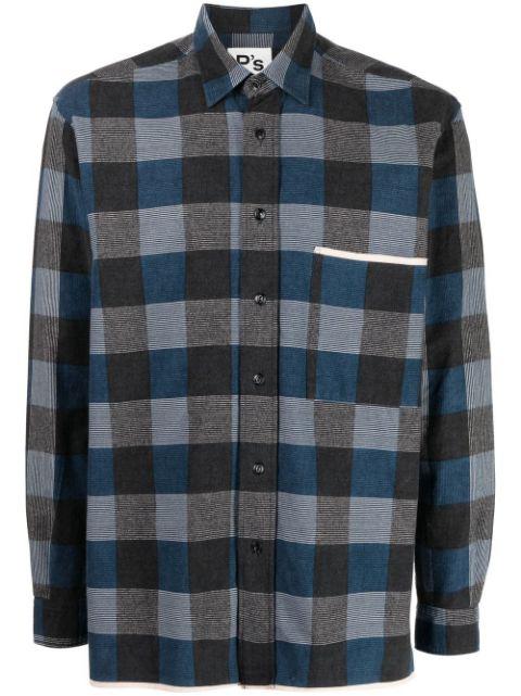 check-print cotton shirt by PRESIDENTS