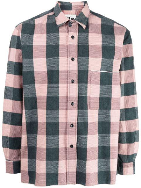 check-print cotton shirt by PRESIDENTS