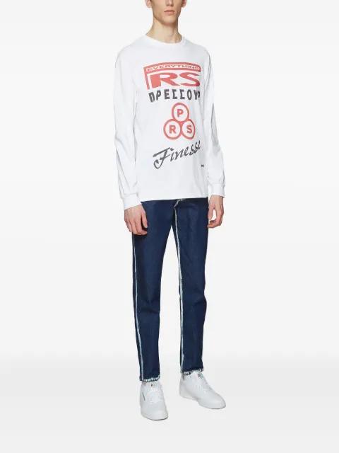 graphic-print long sleeve T-shirt by PRESSURE