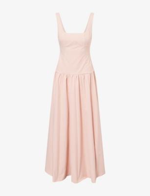 Bronte Scoop Neck Woven Maxi Dress by PRETTY LAVISH