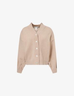 Lorrie Dropped-Shoulder Knitted Cardigan by PRETTY LAVISH