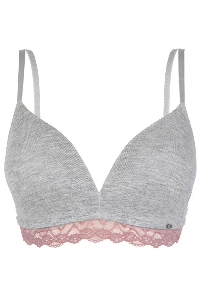 Casual Comfort Non Wired Bra - Grey by PRETTY POLLY