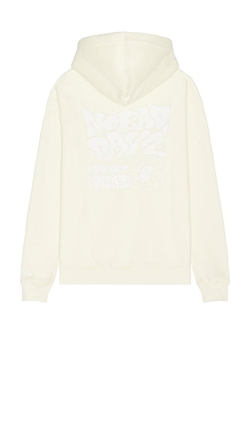 PrettyBoy Do Not Disturb Hooded Sweatshirt in Cream by PRETTYBOY