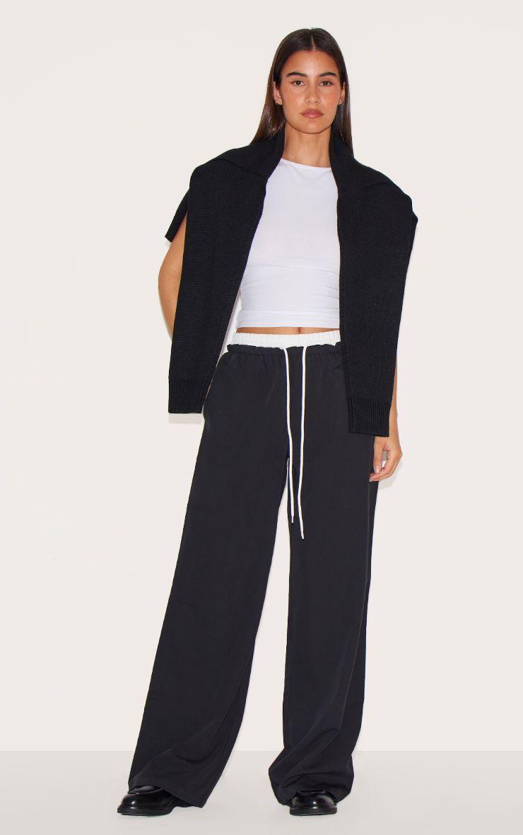 Boxer Detail Drawstring Waist Trousers by PRETTYLITTLETHING