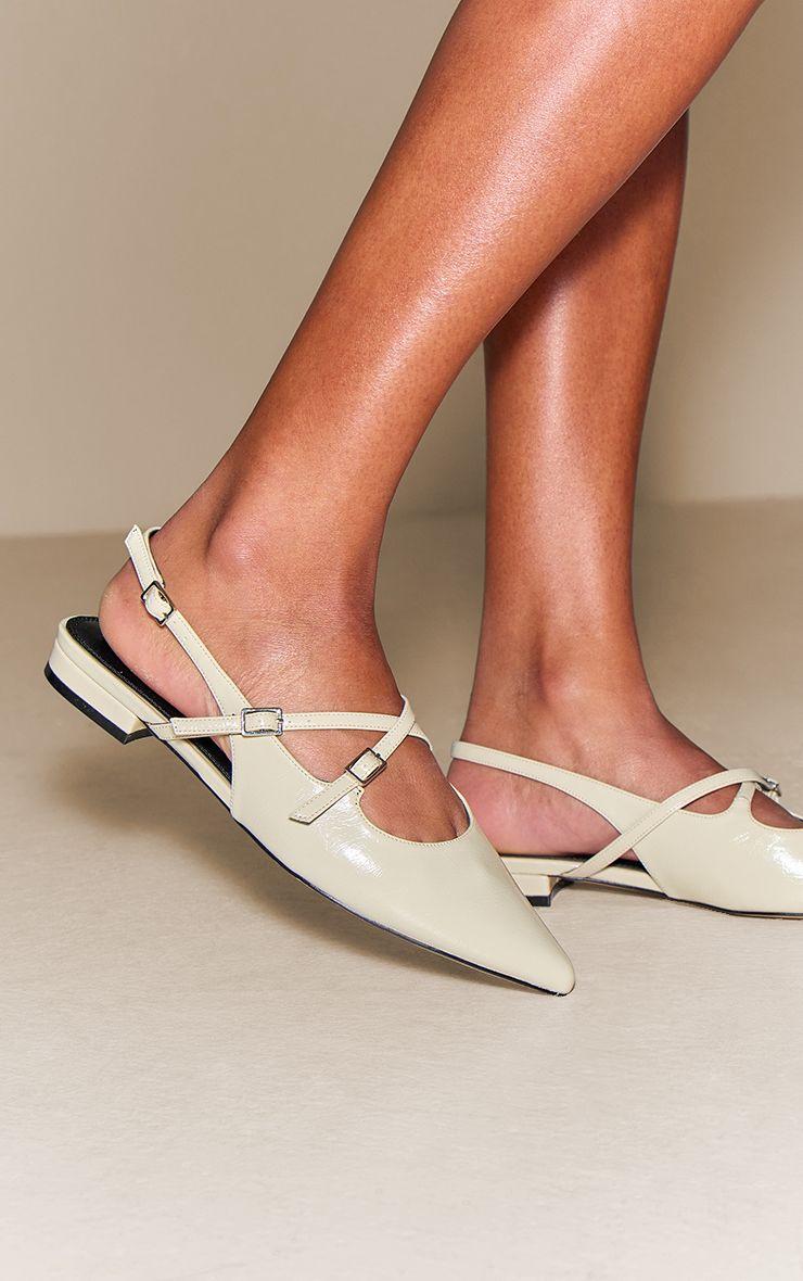 Buckle Point Toe SlingBack Mules by PRETTYLITTLETHING